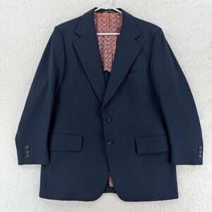 Vintage Westhaven Blazer Mens 44 Navy Blue Liberty House Hawaii Jacket 2 Button